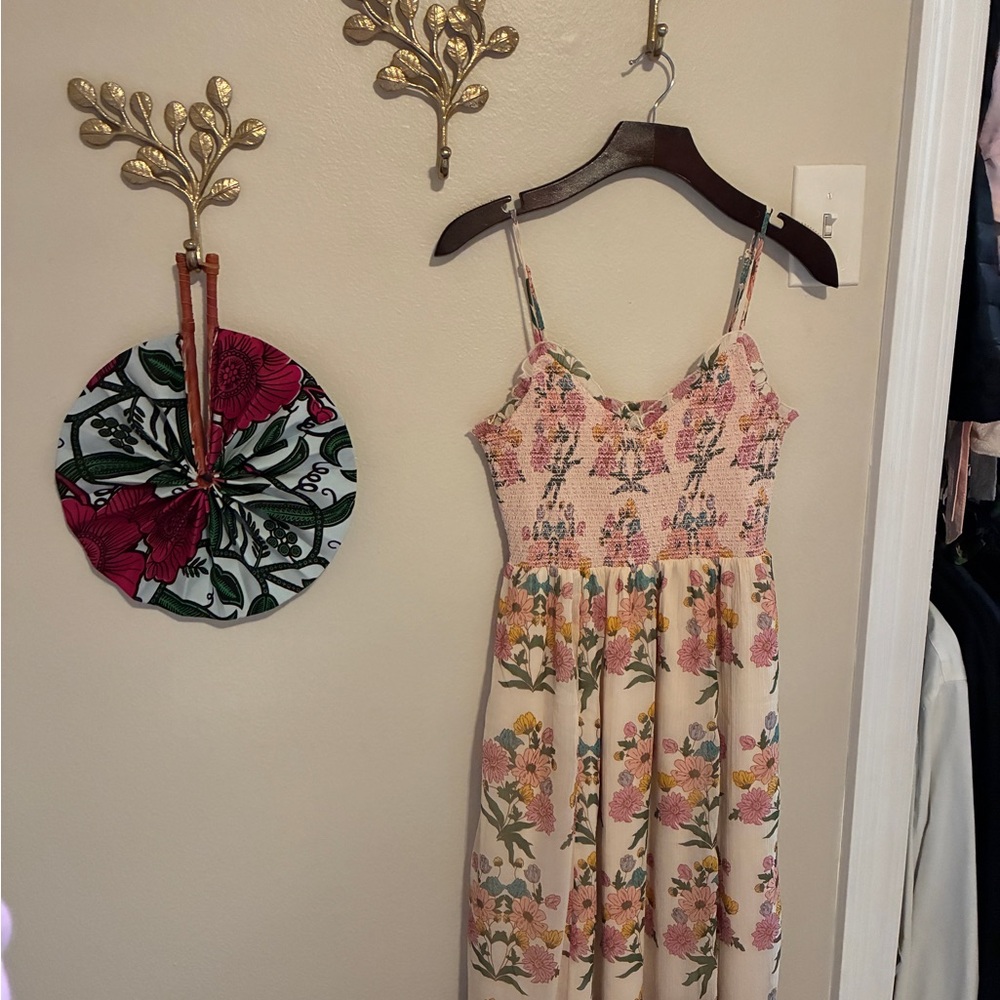 midi flower print dress